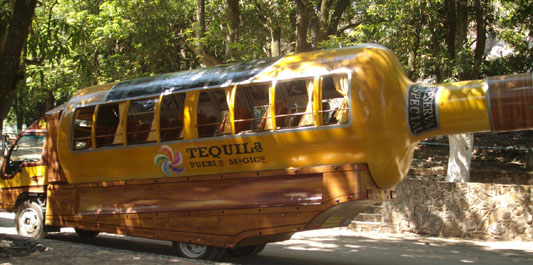 Tequila Distillery Tour Bus